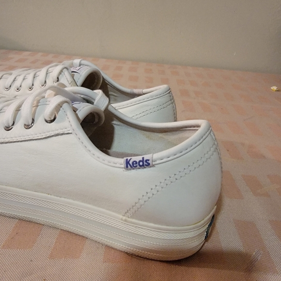 Keds Tripple Kick White Sneakers - Picture 3 of 10